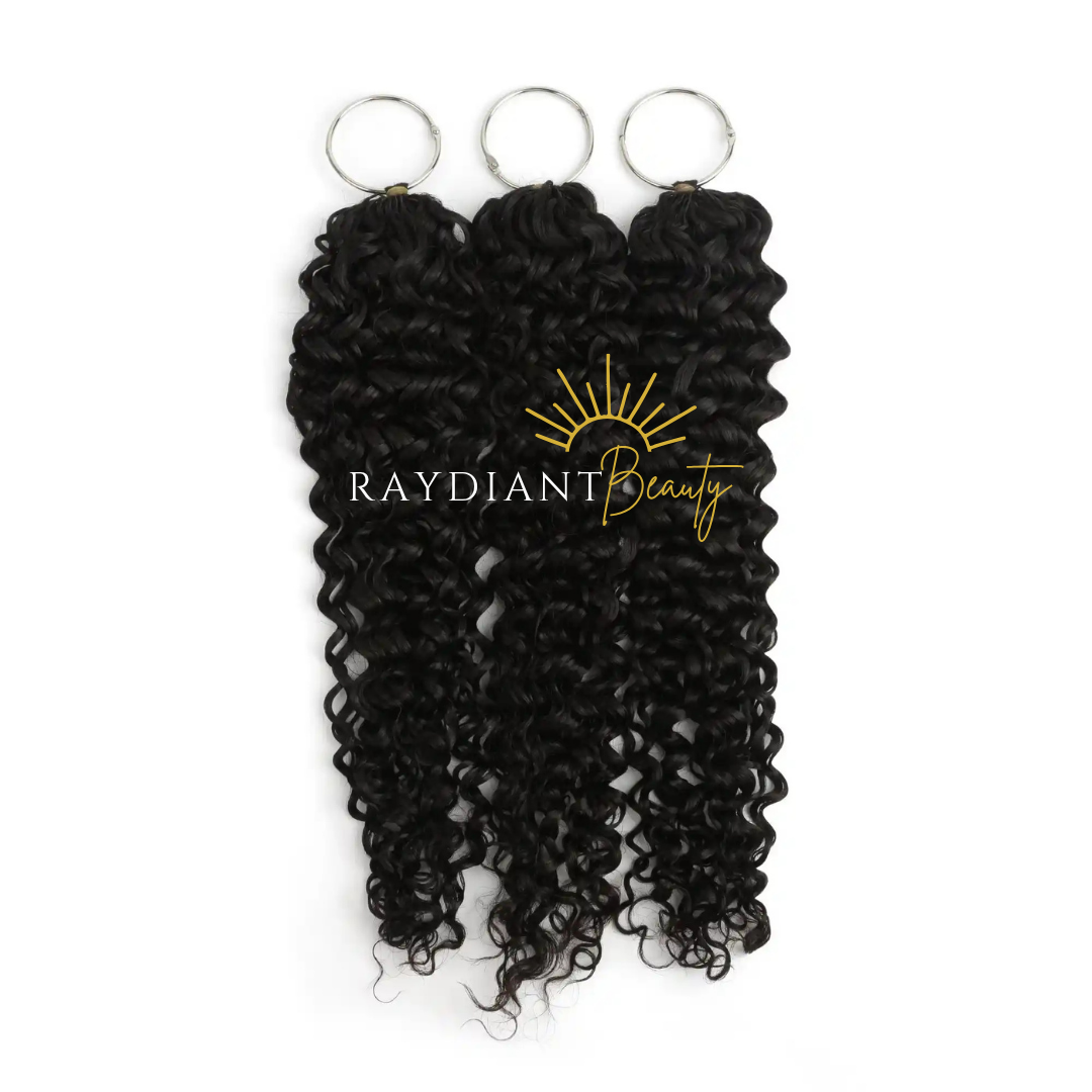 (Pre-Order) Water Wave Feather Crochet Hair